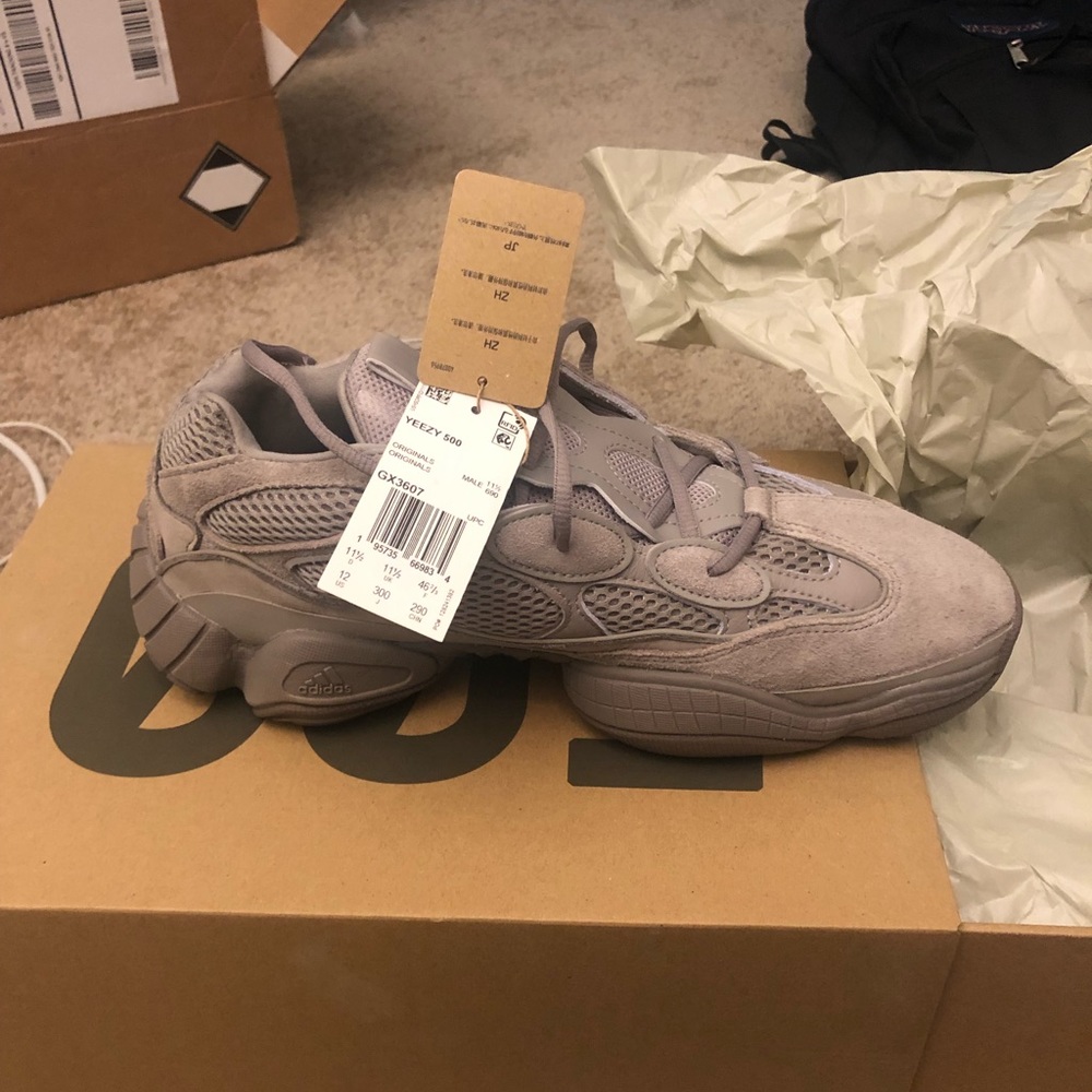 Yeezy boost 500 ash grey 12 mens